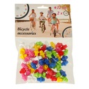 Бусины спицы, разноцветные велосипедные декоративные шарики, 72 шт.
