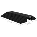 vidaXL Пороговые перемычки 3 шт. 49x40x8 см Резина