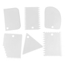 ШПАТЕЛИ ДЛЯ КРЕМОВОГО ТОРТА Масса для украшения ТОРТА 6ШТ БЕЛЫЕ