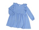 Sukienka muślinowa dla dziewczynki niebieska