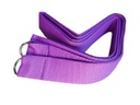 Ремешок для йоги 185 х 3,1 см фиолетовый
