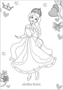 Раскраска Рисуем принцессу для малышей 2+ Гномик