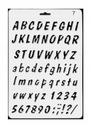 Набор шаблонов Fandy Alphabet 07 223953