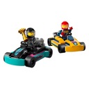 LEGO City - Motokáry a pretekári (60400) Racing + Darčeková taška Séria Cestná premávka