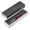 Шариковая ручка Parker Jotter 60, красный футляр с гравировкой, подарок для мамы и папы