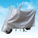 SILVER WATERPROOF COVER NA MOTORCYCLE Z OPENINGS NA BLOKADE, PROTECTION PERID WIATREM I SLONCEM  photo 7