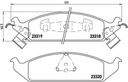 BREMBO P 11 011 ZAPATAS DE FRENADO 