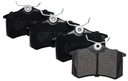 ЗАДНИЕ КОЛОДКИ AUDI VW SEAT SKODA CITROEN PEUGEOT FORD