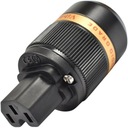 Вилка питания IEC C15, ПОСЕРЕБРЕННАЯ VIBORG VF501S