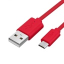 Прочный кабель microUSB USB в оплетке, кабель для быстрой зарядки телефона 1 м