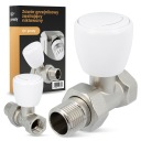 Прямой радиаторный клапан 1/2 головки радиатора