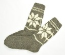Ponožky / Ponožky 100% vlna 40-41 Model podkolanówki