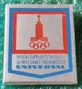 ЗНАК МОСКОВСКОЙ ОЛИМПИАДЫ 1980 ГОДА - УНИВЕРСАЛЬНЫЙ - ОФИЦИАЛЬНЫЙ ПОСТАВЩИК