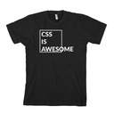 Мужская футболка CSS IS AWESOME для компьютерного ученого