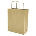 БУМАЖНЫЙ ПАКЕТ ЭКО КОРИЧНЕВЫЙ А5 180х80х225 - 50 шт.