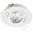 ГАЛОГЕННЫЙ ВСТРАИВАЕМЫЙ ПОТОЛОЧНЫЙ СВЕТИЛЬНИК ДЛЯ СВЕТОДИОДНЫХ ТОЧЕК, БЕЛЫЙ