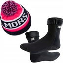 Zestaw do morsowania wody: skarpety buty neoprenowe czapka morsa ciepła 41