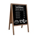 Деревянная доска S 90x51см