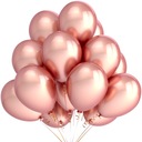 Металлические воздушные шары розового золота для свадебной вечеринки, большие 25 шт.