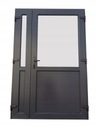 ВНЕШНИЕ ДВУСТОРОННИЕ ДВЕРИ ПВХ АНТРАЦИТОВОГО цвета, ПО РАЗМЕРУ НЕЗАВИСИМОГО