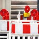 4 SZT. PLASTIC ODSTRASZACZE ROAD COLOR WHITE DROGOWSKAZY NA CHODNIK O HIGH WIDOCZNOSCI  photo 9