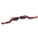 MOTORCYCLE COMPLEX LEVERAGE GRIP CNC 6061 STOP ALUMINUM ANODOWANA 2X  photo 5