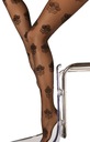 Тюлевые колготки CALZEDONIA Collant Fiori T3/4 M/L