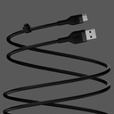 Кабель Belkin Boost Flex USB-A — USB-C, гибкий и прочный, 2 м, с зажимом