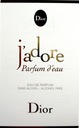 Dior Jadore Parfum d'eau 1,2 мл пробник в концентрации Edp