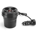 ЗАРЯДНОЕ АВТОМОБИЛЬНАЯ КРЕПЛЕНИЕ NA КРУЖКА ДВОЙНАЯ USB БЫСТРАЯ ЗАРЯДКА 120W  фото 9