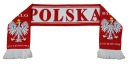 Шарф POLAND трикотажний двосторонній візерунок E6