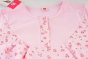 Dámske pyžamo nočná košeľa bavlnený rukáv 3/4 vzory PL Gucio ružová M Odtieň svetlo ružový