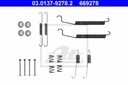 ATE 03.0137-9278.2 SET DODATKOW, BRAKE SHOES BRAKE 