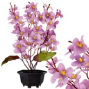 ИСКУССТВЕННЫЕ ЦВЕТЫ В ГОРШКЕ ЦВЕТОЧНЫЙ ГОРШОК ОРХИДЕЯ
