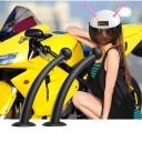1 ПАРА OZDOBOWYCH MACKEK SILIKONOWYCH Z MOCNYMI PRZYSSAWKAMI DO KASKOW  фото 8