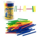 KOLOROWE PATYCZKI DO NAUKI LICZENIA W TUBIE PLASTIKOWE 80 SZT