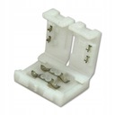 ZŁĄCZKA DO TAŚMY LED ZATRZASKOWA DWUSTRONNA PODWÓJNA 8 mm