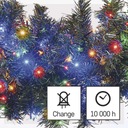 Farebné vianočné osvetlenie ježko 12m IP44 EMOS Motív Iný tvar
