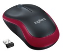 Myszka bezprzewodowa Logitech M185 Czerwona Model M185