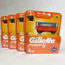 4 X GILLETTE FUSION 5 FUSION5 ВСТАВКИ ЛЕЗВИЯ ОРИГИНАЛЬНЫЙ GILETTE GILLETE