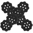 10 PIECES BLACK GABKOWYCH CONTRIBUTION DO KASKOW ROBOCZYCH / OCHRONNYCH  photo 4