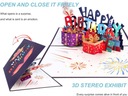 Большой 3D подарок на день рождения для женщин, мужчин, детей, с днем ​​рождения