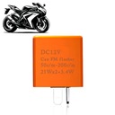 СВЕТОДИОДНЫЙ ПРЕРЫВАТЕЛЬ СИГНАЛА ПОВОРОТА ДЛЯ МОТОЦИКЛА РЕГУЛИРУЕМЫЙ ТАЙМЕР 2PIN 12V MOTO