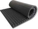 ЗВУКОВАЯ ГУБКА АКУСТИЧЕСКАЯ ПЕНА 200x100 x 4 см ПИРАМИДЫ