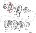 VENTILIATORIUS GENERATORIAUS CINQUECENTO 700 OE 9944321 nuotrauka 4