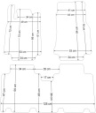 MERCEDES A-KLASA W168 ЛОНГ 01-04R. КИЛИМКИ ВЕЛЮРОВІ GOLD ЧОРНІ + LAMOWKA  (17877354978) фото min 8