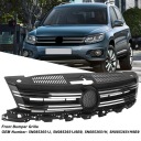 CALANDRE PARE-CHOCS GRILLE 5N0853651J9B9 5N0853651H 5N0853651H9B9 VERS 5N RESTYLAGEphoto 12