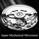 JSDUN 8767 Pánske mechanické hodinky Nedeľa Materiál puzdra oceľ