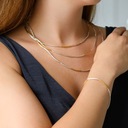 Náramok striebro a pozlátenie - super módne Kolekcia bransoletka srebro złoto