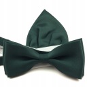 ТЕМНО-ЗЕЛЕНЫЙ ГАЛСТУК-БАБОЧКА С КАРМАНОМ В Клетку